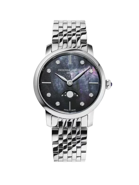 Frederique Constant Classic Slimeline Ladies Moonphase....Ref : 206MPBD1S6B
