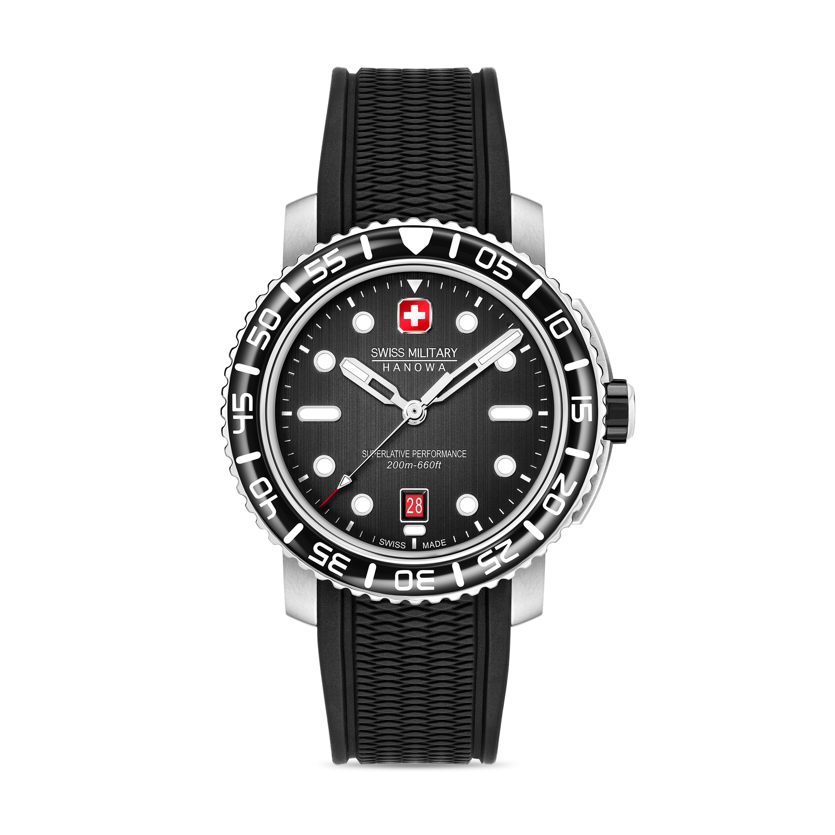 Swiss Military Hanowa Black Marlin ........Ref : SMWGM0001701